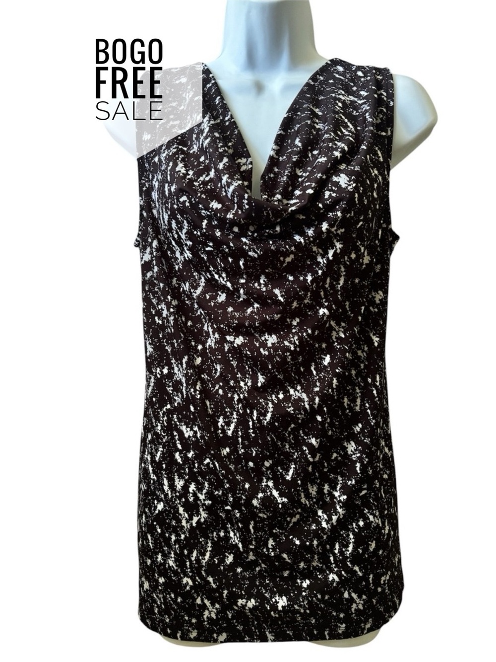 89th & Madison Droop Neck Sleeveless Top